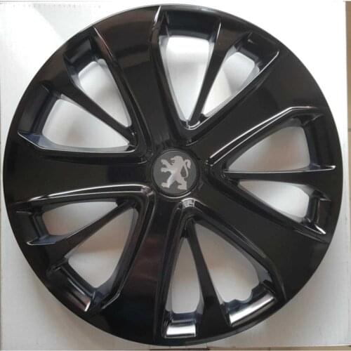 Peugeot Bipper 15 ''inch Wheel Cover Set Piano Black Gloss Black 4l 1298319299