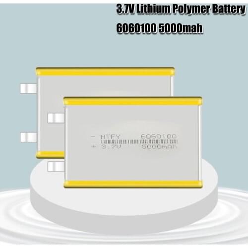 3.7V 5000mAh 6060100 Li-polymer Rechargeable Batteries Lithium Polymer Battery For Digital Products