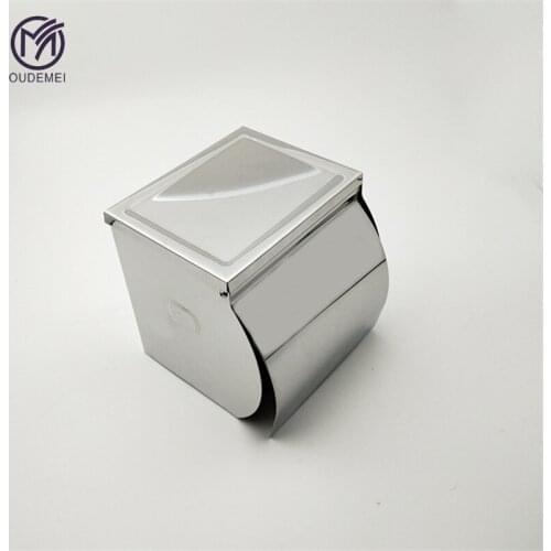 Stainless Steel SUS304 Chrome Polish Wall Mounted Bathroom Toilet Tissue Paper Holder