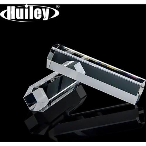 Optical Hexagonal Prism for Photography Seven-color Reflects Sunlight 15x62mm Light Guide Prism Physical Science Experiment