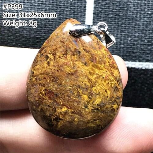 Necklace Pendant Natural Red Yellow Pietersite Jewelry For Woman Lady Man Crystal Oval Beads Namibia Power Energy Stone AAAAA