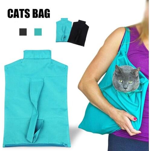 Cat Carrier Pouch Pet Dog Carrier Sling Hands-Free Puppy Outdoor Travel Bag Portable Pet Shoulder Bag Washable Foldable D1