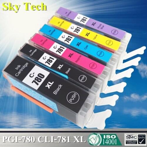 Compatible Ink Cartridges For PGI780 CLI781 PGI-780 CLI-781 , For Canon Pixma TS707 TR8570 TS8170 TS8270 TS9170 printer
