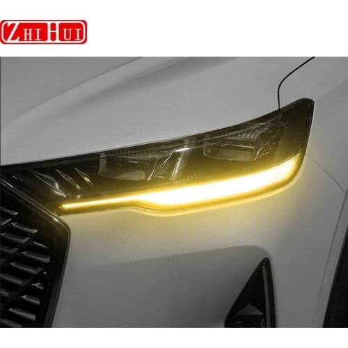 Car Styling Sticker Lamp Diurnal Light Film DRL Decoration Auto Decal For Great Wall Haval Hover H6 3th 2021 Accessories