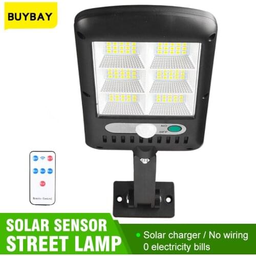 150COB/120SMD LED Street Light Solar Lamp Super Bright PIR Motion Sensor Security Wall Lamp for Outdoor Garden