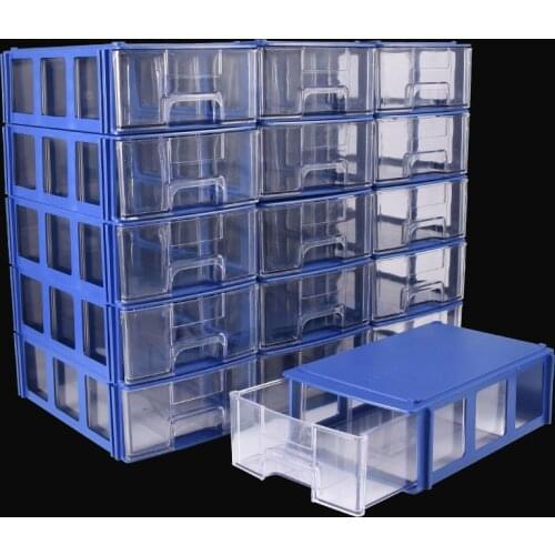 Thick Plastic Parts Cabinet Combined Drawer Component Boxes Building Block Material Box Home Storage Boxes Supplies Toolbox