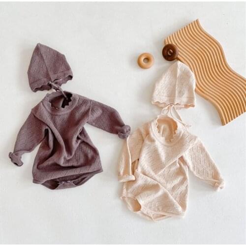 Knitted Baby Clothes Newborn Baby Romper Autumn Baby Boy Romper Clothes Infant Baby Girl Romper Clothes Baby Jumpsuit Overalls