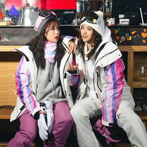 Women Snowboarding Jacket Brands 2021 New Thick Warm Skiing Snow Jacket Winter Warm Waterproof Windproof Skiing Jackets