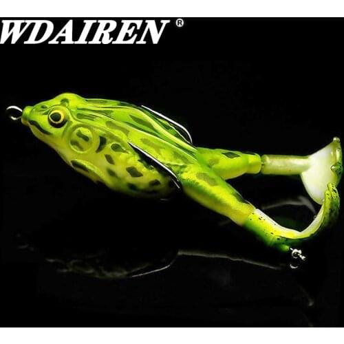 1Pcs 9.5cm 13.5g Propeller Flipper Frog Fishing Lures Topwater Rotation Jigging Wobblers Artificial Bait 3D Eyes Day Bass Pesca