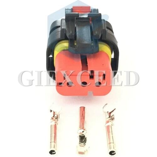 2 Sets 3 Pin 776523-1 Automotive Camshaft Sensor Plug Excavator Harness Socket