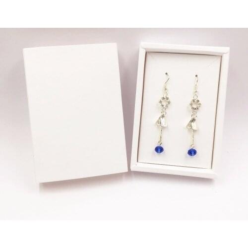 20sets 11.5*8.2.2cm Kraft Paper Drawer Jewelry Boxes Blank Necklace/Earring/Accessory Carrying Box Paper Storage Gift Boxes