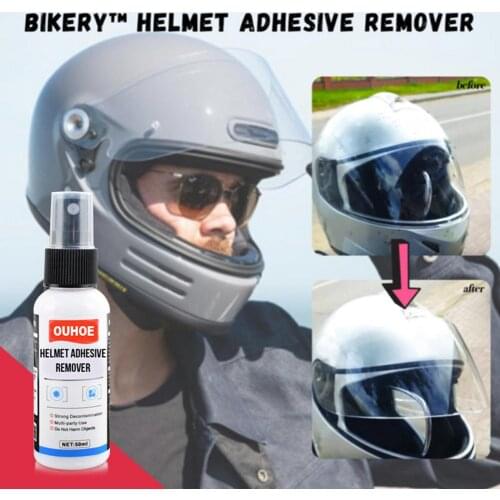 50ML Motorcycle Helmet Cleaner Vehicle Protective Polishing Care Kit Motorcycle Helmet Care Kit Helmet Anti-fogging Detackifier