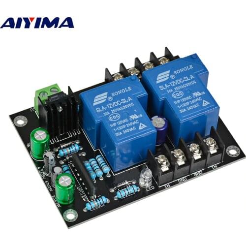 AIYIMA UPC1237 2.0 High Power Speaker Protection Board Kit Parts Reliable Performance 2 channels For DIY HIFI Amplifier