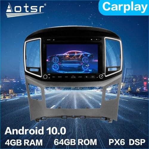 Android 10.0 Car Multimedia For Hyundai H1 Grand Royale I800 2016 -19 DVD 64GB PX6 Auto GPS Navigation Stereo radio DSP +Carplay