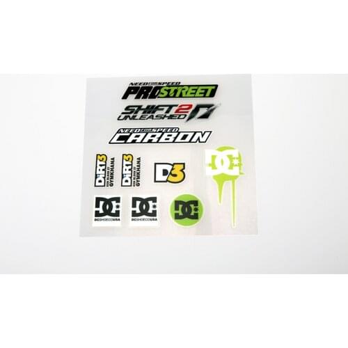 Aliauto Car-styling DC Dirt 3 Car Sticker and Decal Accessories for Ford Focous St Fiesta Volkswagen Polo Golf Renault Opel Bmw