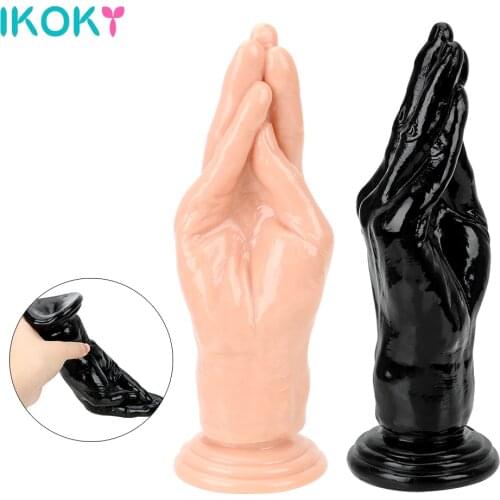 Big Hand Anal Plug Sex Toys for Women Men Male Female Masturbation Suction Cup Machine Butt Stuffed Dildos Couple Tools Sex Shop