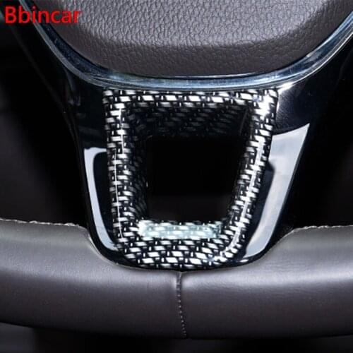 For Volkswagen VW Teramont Atlas 2017 2018 ABS Interior Six Clock Diretion Steering Wheel Sequins Cover Trim 1Piece