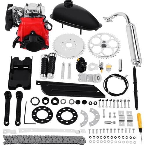 Shipping From EU) 49cc 4 Stroke Bicycle Engine Cycle Petrol Motor Kit Motorized Bike Gasline Scooter Engine kit