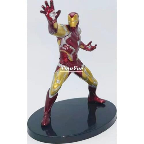 BP Iron Man Captain America Figure Articulated Avengers Doll Toy Decoration 15cm