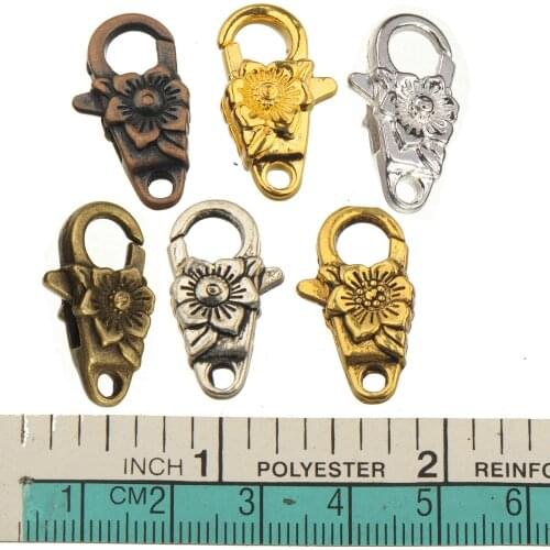 Jewelry Findings Clasps Toggles Hooks Bracelets Keychains Crafts DIY Silver Gold Large Water Drop Heart Love Fashion 25mm 20pc