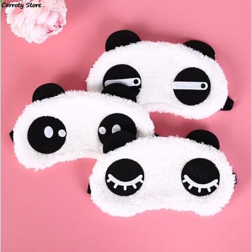 Sleep Cotton Goggles Eye Mask Cute Face Mask Eyeshade Shading Sleep Mask Eye Cover Health Care Multi Style