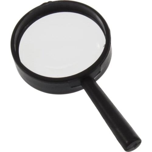 2021 NEW p Handheld Reading 5X Magnifier Hand Held Magnifying acrylic 25mm Mini Pocket Magnifying Glass Lens Reading Microscope