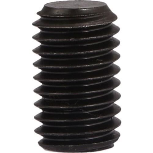 Kilometer Rice Screw Grade 12.9 Hexagonal Flat End Fixed Headless set Screw Top DIN913 M3-M10 20PCS