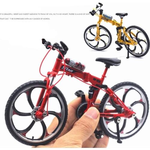 1:10 Metal Road Bicycle Model Toys Curved Racing Cycle Cross Mountain Bike Replica Collection Children Gift Anime Figure