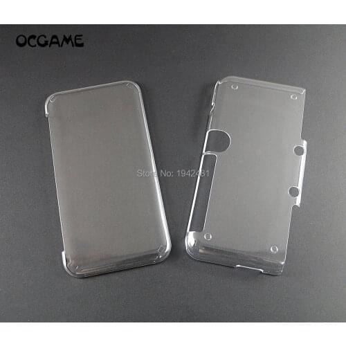 1pcs Clear Crystal Hard Shell for Nintend NEW 2DSXL LL Console Transparent Protective Case Anti-Scratch Cover For New 2DS XL LL