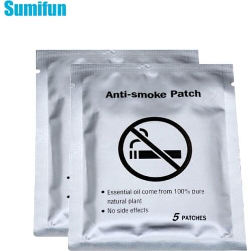 10pcs/2bags Anti Smoke Patch Quit Smoking Herbal Extract Sticker Stop Smoke No Side Effect Medical Plaster Health Care D2047