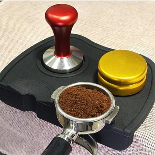 Barista Coffee Anti-skid Mat Espresso Latte Art Pen Tamping Holder Pad Coffeeware Tampers Coffee Grind Soft Silicone Mat
