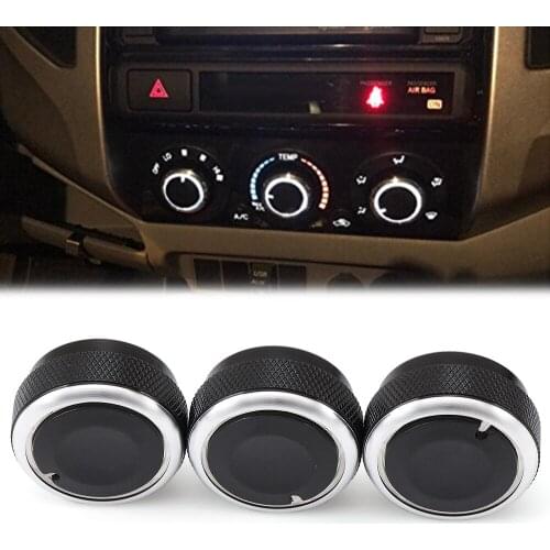 AndyGo Car Accessories Car Air Conditioning Heat Control Switch Knob AC Knob Fit For TOYOTA Vios 2002-2006 Yaris