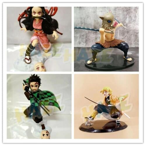 Demon Slayer: Kimetsu no Yaiba Kamado Tanjirou Action Figure Kamado Nezuko Figure Toys Anime Collection 15cm In Box