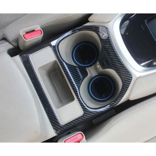 For Nissan X-trail T32 X trail Rogue 2014 2015 2016 2017 2018 ABS Water Cup Holder Drink Cup Frame Trim Cover Sticker Styling
