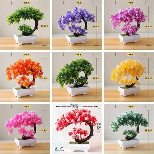 Home Accessories Decoration Green Eucalyptus Artificial Plants Bedroom Living Room Plantas Artificiales Artificial Tree