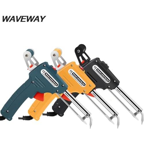 60W Electric Soldering Iron Automatic Send Tin Gun Electric Solder Station Tip Sucker Tweezers Wire Welding Soldering Kit