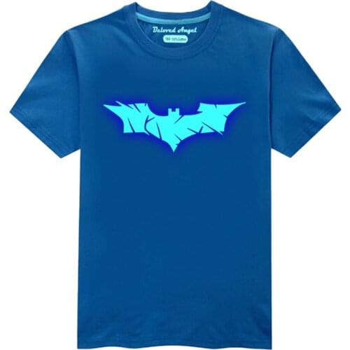 Boys Girls T-Shirts Summer Short Sleeve Children Clothing Cotton Tee Tops Cartoon Luminous Print Baby Clothes Kids T-Shirt 3-15T