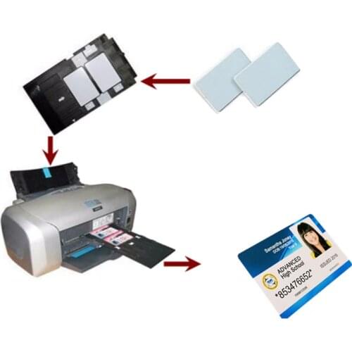 PVC ID Card Tray Plastic card Printing Tray for Epson R260 R265 R270 R280 R290 R380 R390 RX680 T50 T60 A50 P50 L800 L801 R330