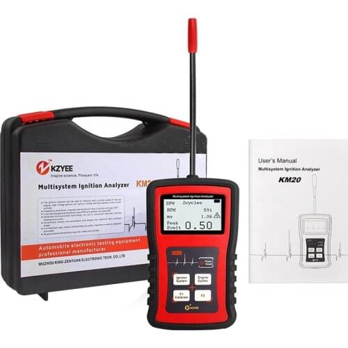 Car Automotive Motor Ignition Signal Diagnostic Tool Analyzer KM20 Spark Plug Cylinder Line COP