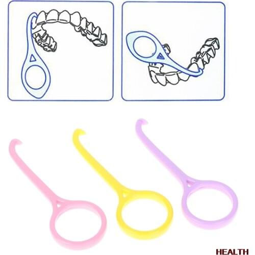 Dental Removal Tool Plastic Hook Nice Orthodontic Aligner Remove Invisible Removable Braces Clear Aligner Oral Care 1PCS