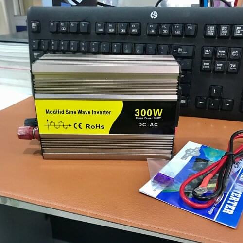 300 watt power invertor dc 12v ac 220v 300w modified sine wave inverter / smart car power inverter