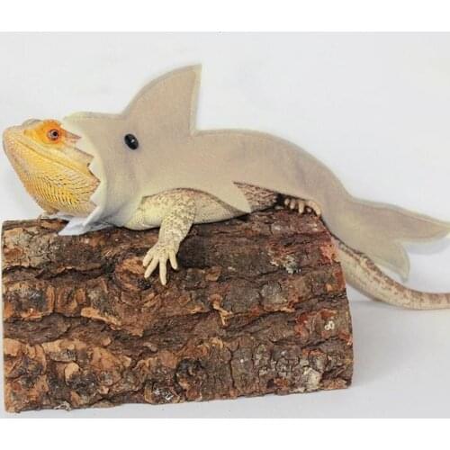 Reptile Critter Lizard Shark Costume For Bearded Dragon Reptiles Clothes Lizard Shark Clothes Small Pet Clothes Gecko