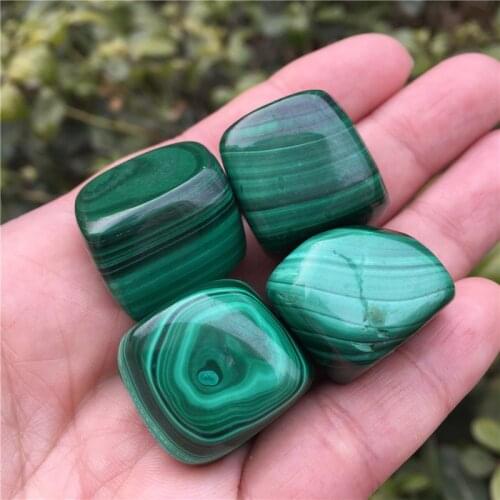 1pc Beautiful Natural Malachite Crystal Raw Gemstone Polished Stone Great for Meditation Chakra Reiki Stone As Gift