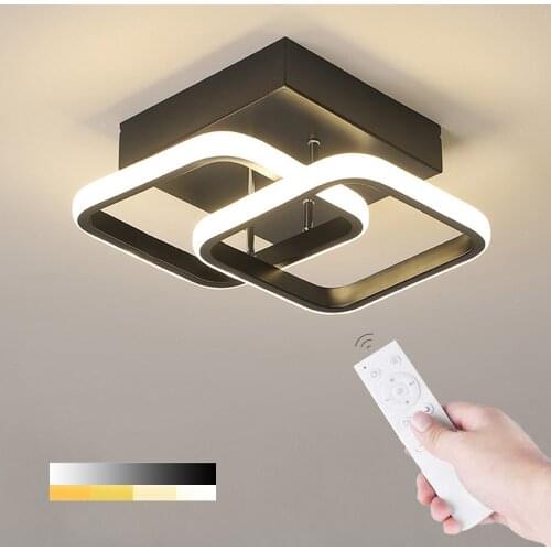 Square Ceiling Light LED Chandeliers Lighting Fixtures For Bedroom Dining room Hallway Entryway Small Aisle Lamp Corridor Light