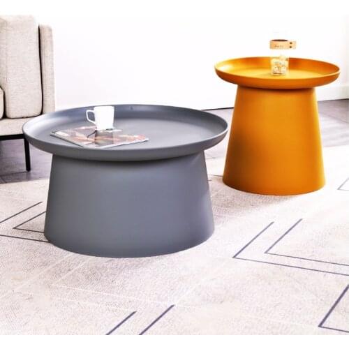 Best Nordic Style Simple Round Coffee Table Modern Small Apartment Bay Window Balcony Table Combination Living Room Side Table