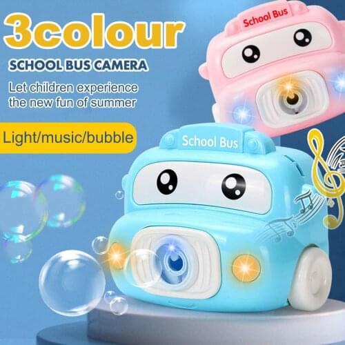 Camera Bubble Machine Automatic Bubble Blower Maker Gift For Summer Outdoor Indoor Child Toys