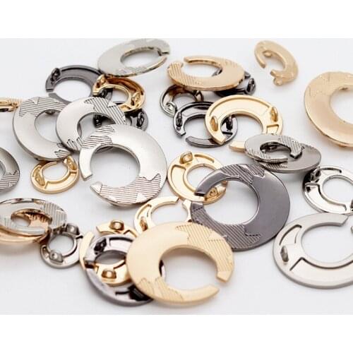 Metal Tri Glide Buckles C Shape Slider Adjust For Scarf Decoration Strap Belt Backpacks Shoes Bags Webbing DIY Accessories 100pc