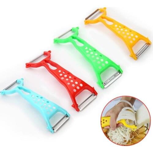 Multifunctional Double-headed Paring Knife Vegetable Julienne Peeler Cutter Potato Cucumber Carrot Slicer Kitchen Peeler Tools