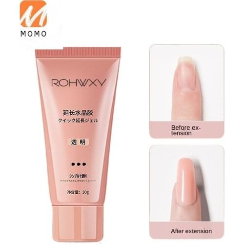 Fast Extended Glue Manicure Set Paper Cups-Free Phototherapy Epoxy Glue Nail-Free Full Set Lasting Rhinestone Sticking Glue