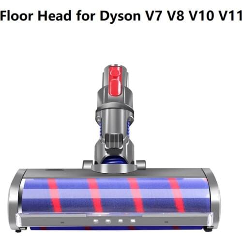 Carpet Hard Floor Motor Head Electric Cleaning Quick Release Soft Roller Brush For Dysons V7 V8 V10 V11 Vacuum Cleaners Parts